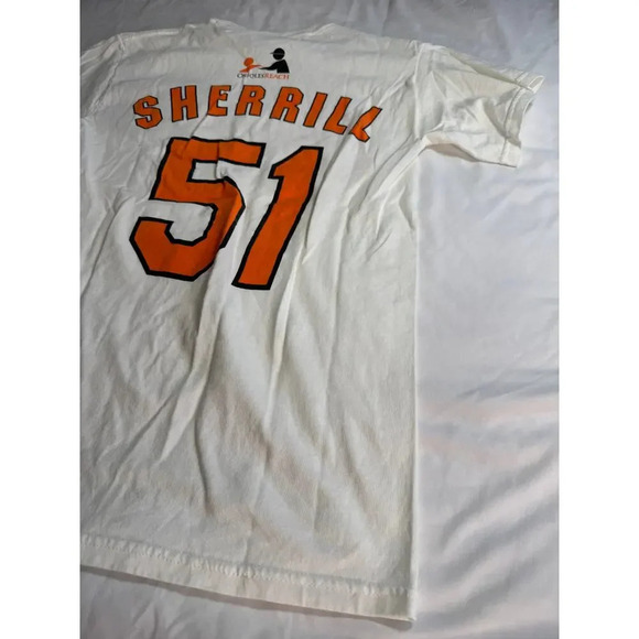 Baltimore Orioles MLB Vintage Tee George Sherrill 51 - Picture 8 of 8